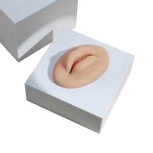 5D SOFT SILICONE OPEN MOUTH LIP PRACTICE SKIN (DARK SKIN COLOR - 10 PIECES)