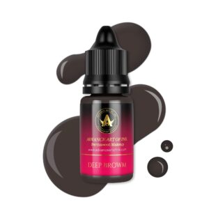 PMU EYEBROW HAIRSTROKE NANO PIGMENT - DEEP BROWN - 12ML/BOTTLE